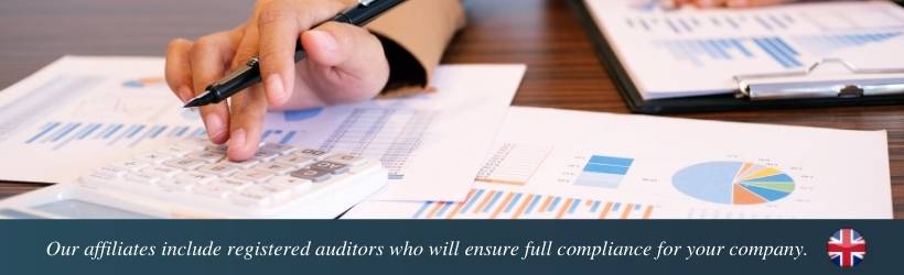 Our affiliates include registered auditors who will ensure full compliance for your company.