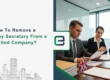 How To Remove a Company Secretary From a Limited Company